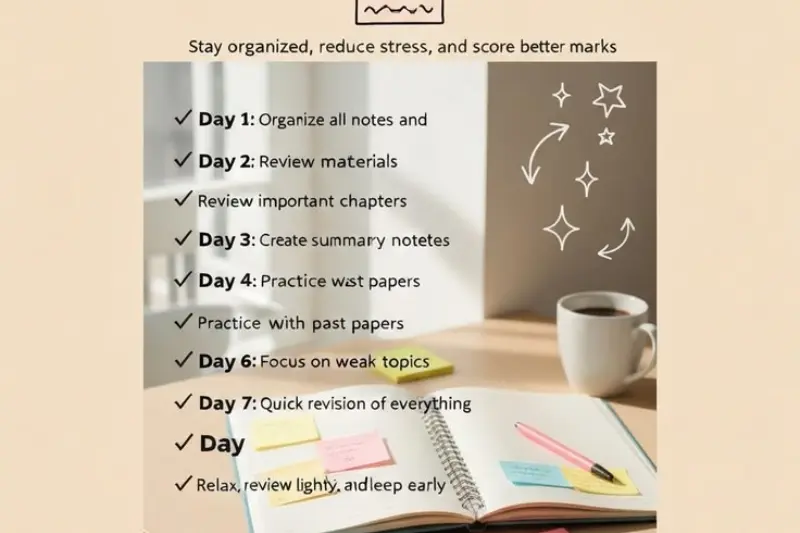 what is an exam preparation study plan